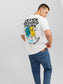 Camiseta de manga corta- JORAMUSEMENT Blanco