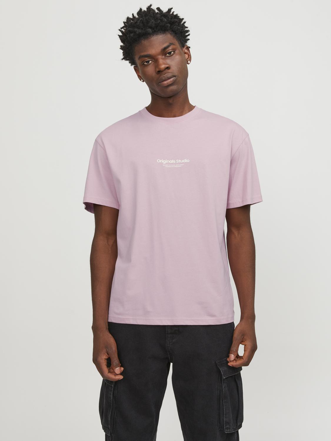 Camiseta manga corta rosa - JORVESTERBRO