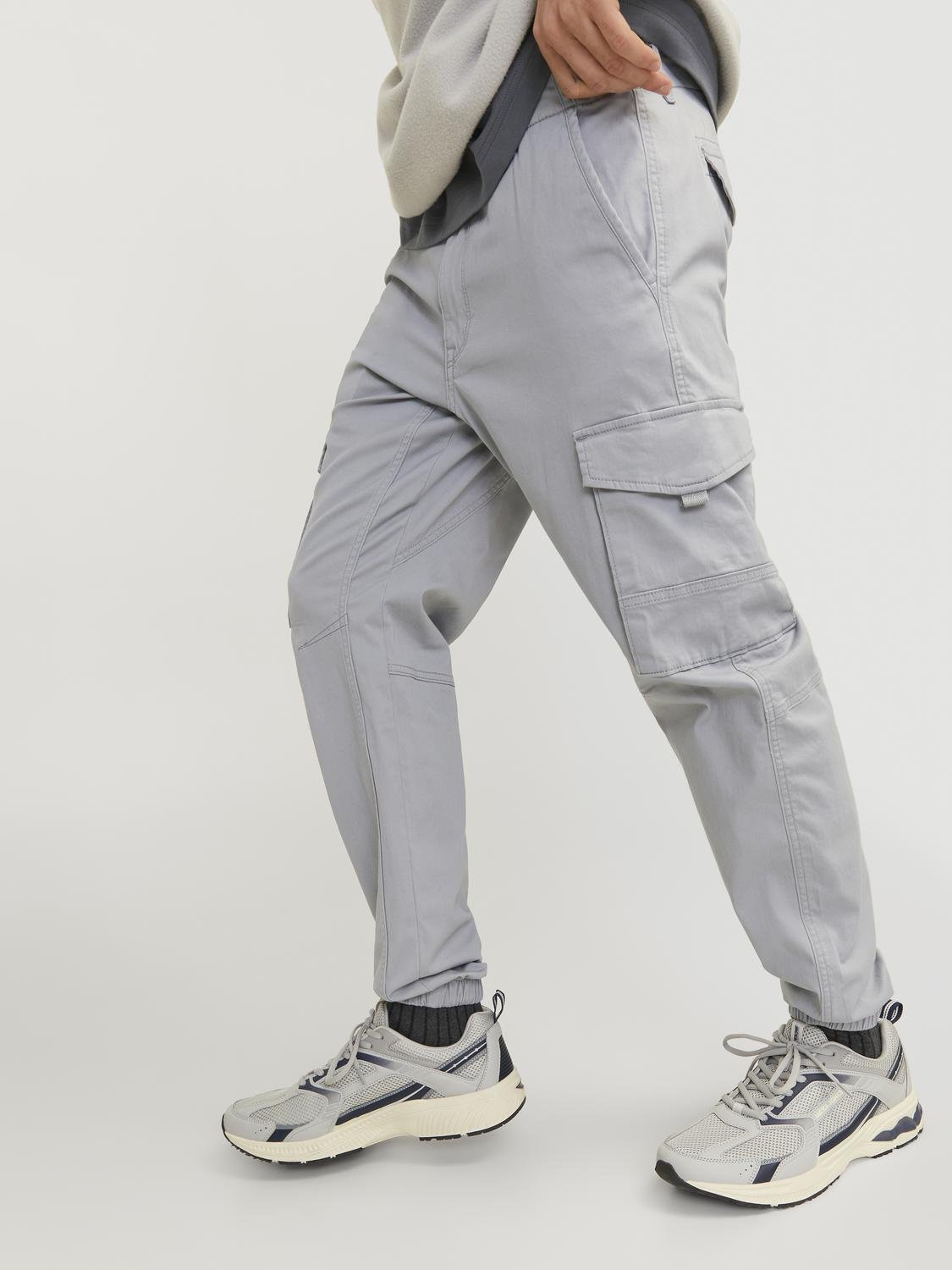 Pantalón cargo gris - JPSTPAUL