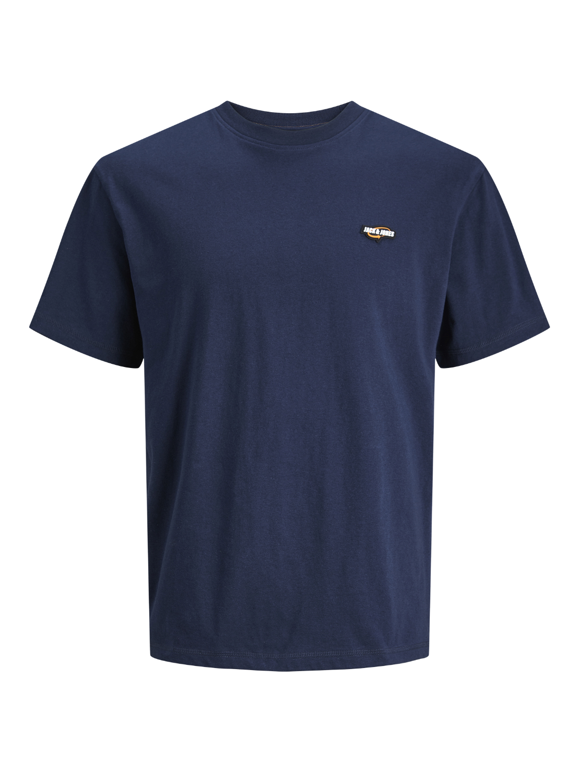 Camiseta básica  azul con logo - JCOBLACK