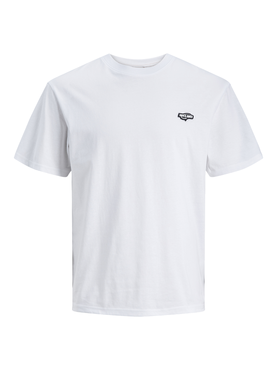 Camiseta básica con logo blanca - JCOBLACK