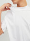 Camiseta de manga corta de algodón JJETIMO - Blanco