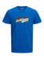 Camiseta de manga corta con logo JORBECKSS - Azul