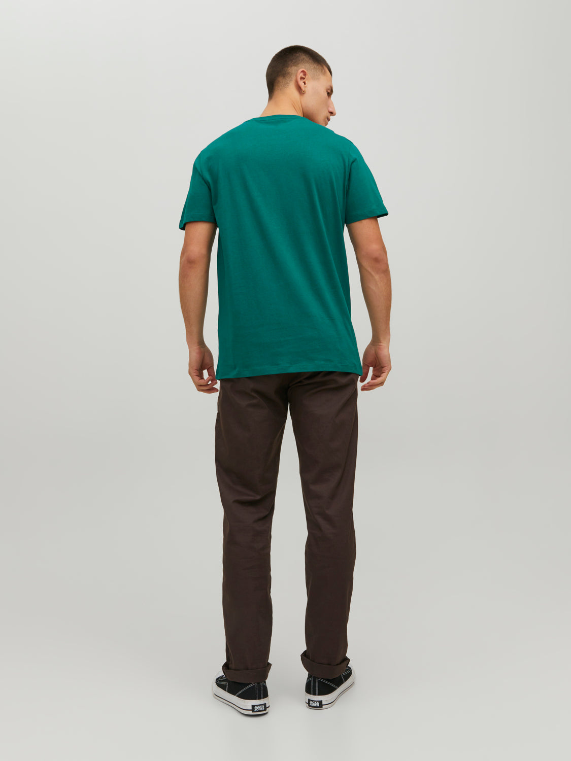Camiseta de manga corta JJELOGO - Verde