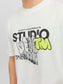 Camiseta de manga corta- JORTHROWS Blanco