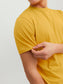 Camiseta básica manga corta amarilla - JJEORGANIC
