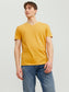 Camiseta de manga corta de algodón JJESPLIT - Amarillo