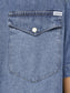 CAMISA VAQUERA SHERIDAN - DENIM AZUL