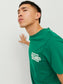 Camiseta de manga corta de algodón JCOSPIRIT - Verde