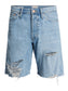 Pantalón corto vaquero con rotos JJICHRIS - Azul