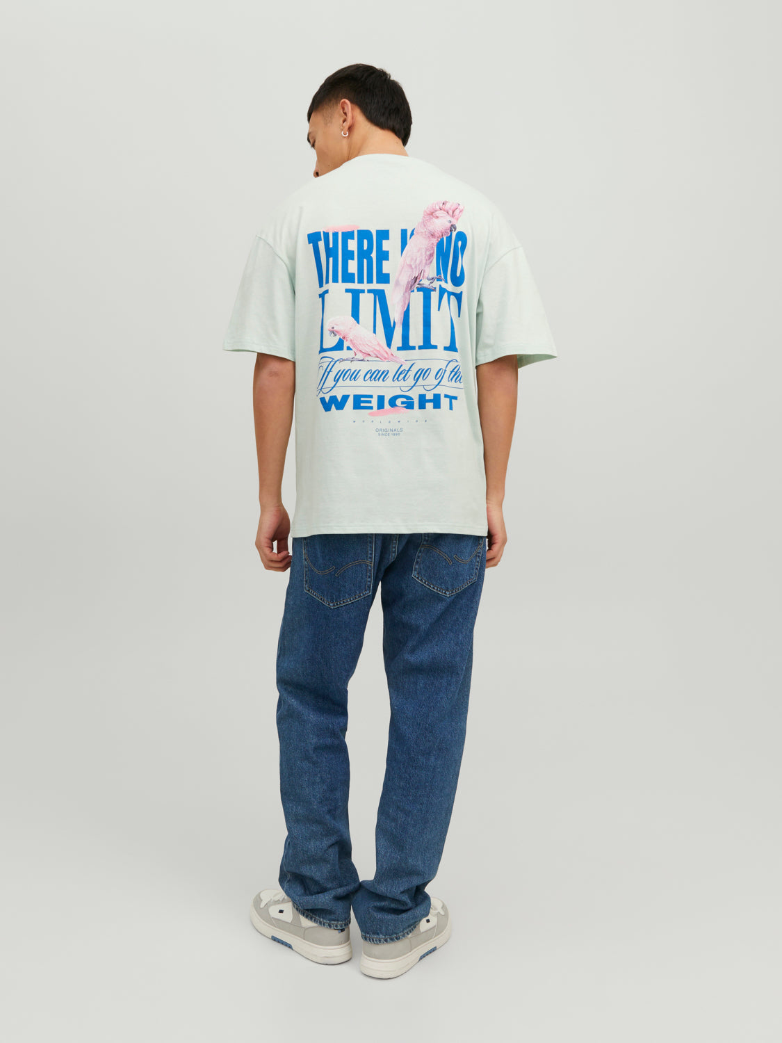 Camiseta de manga corta JORCUTS - Azul