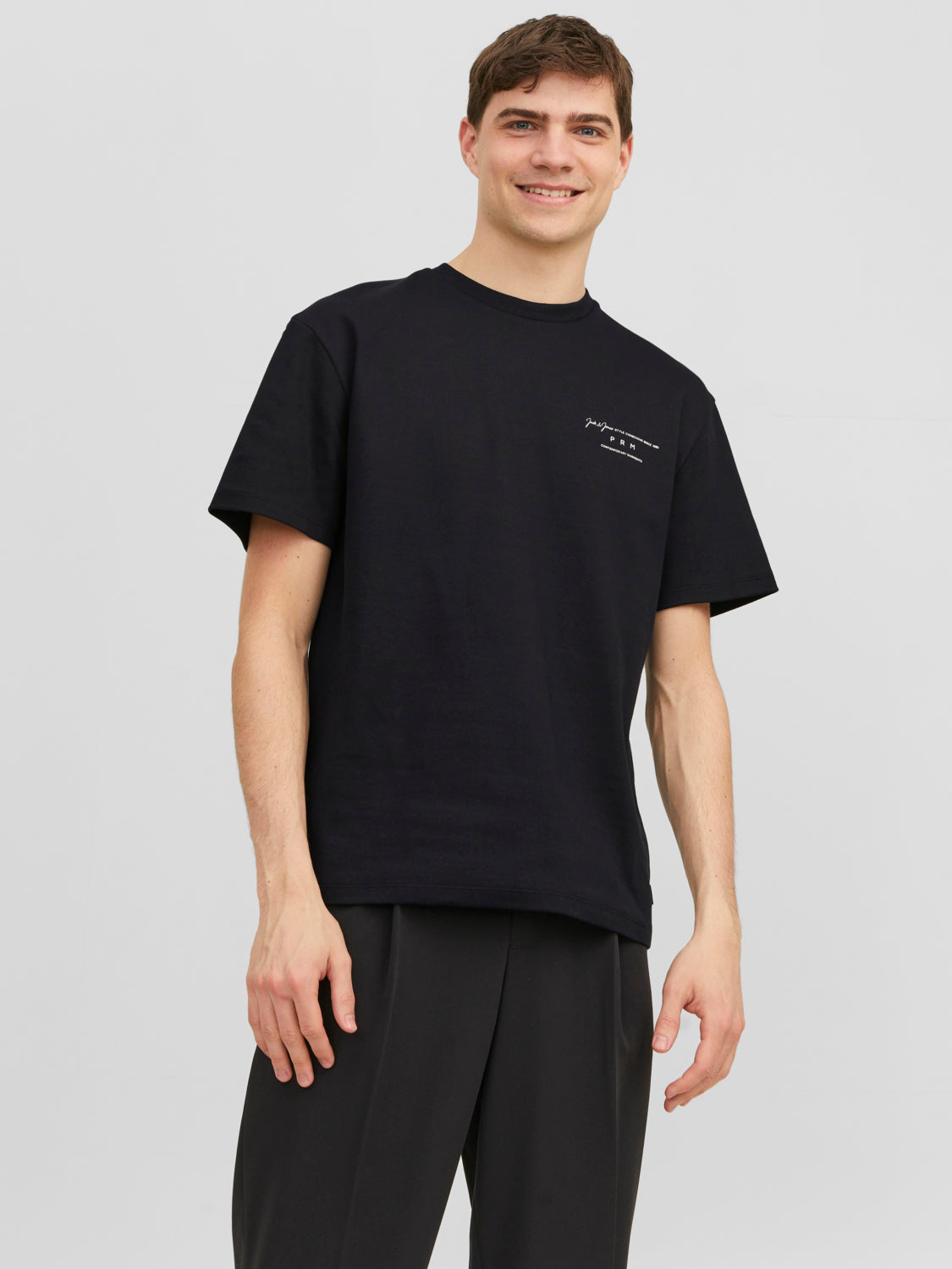 Camiseta básica de manga corta negro - JPRBLASANCHEZ