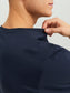 Camiseta de manga corta con logo- JJECORP Azul Marino