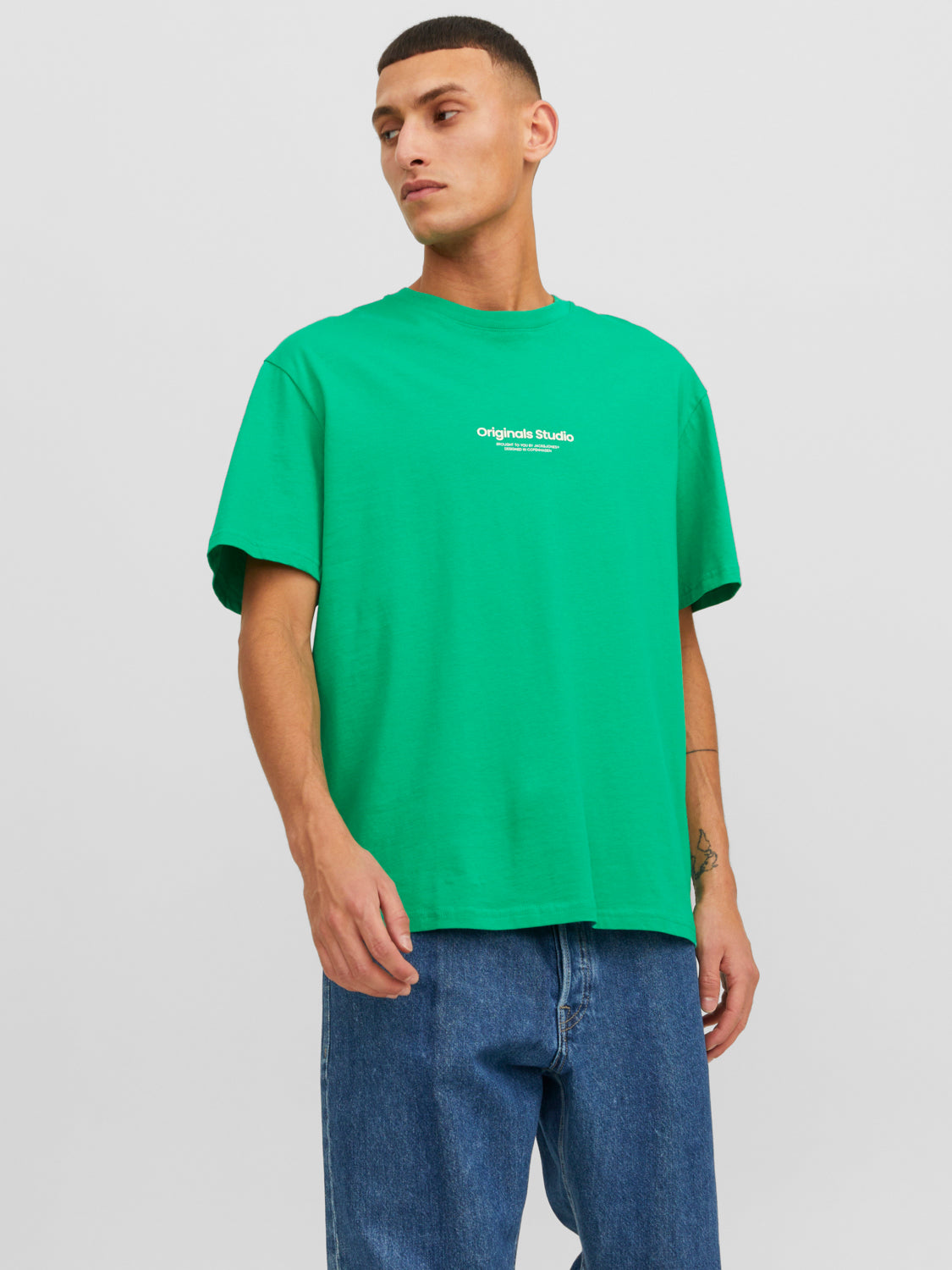 Camiseta de manga corta verde - JORVESTERBRO