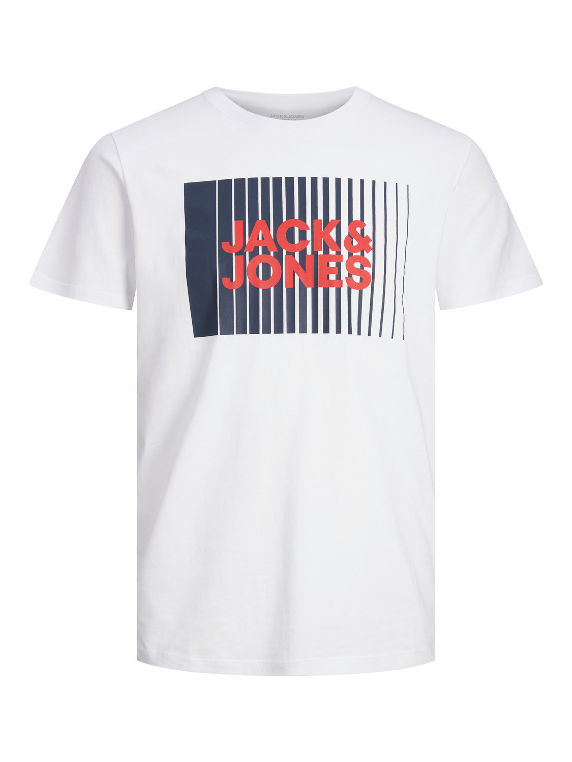 Camiseta de manga corta con logo blanca - JJECORP
