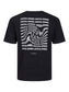 Camiseta de manga corta JJTWIRL - Negro