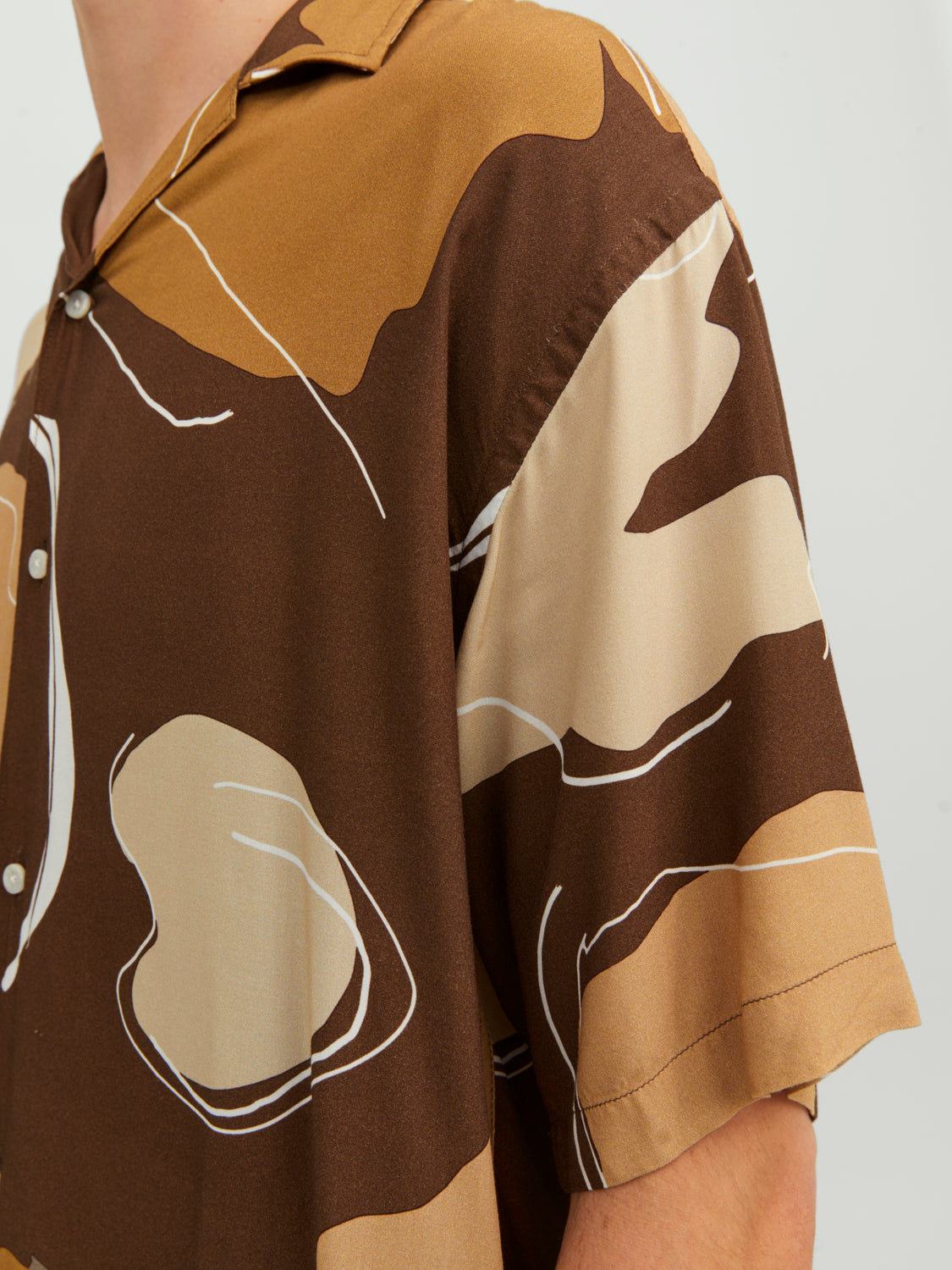 Camisa estampado colores marrón - JPRBLAJEFF