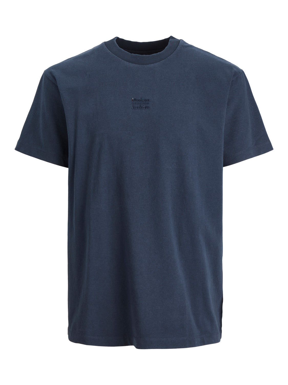 Camiseta de algodón con bordado azul BLURALLEY
