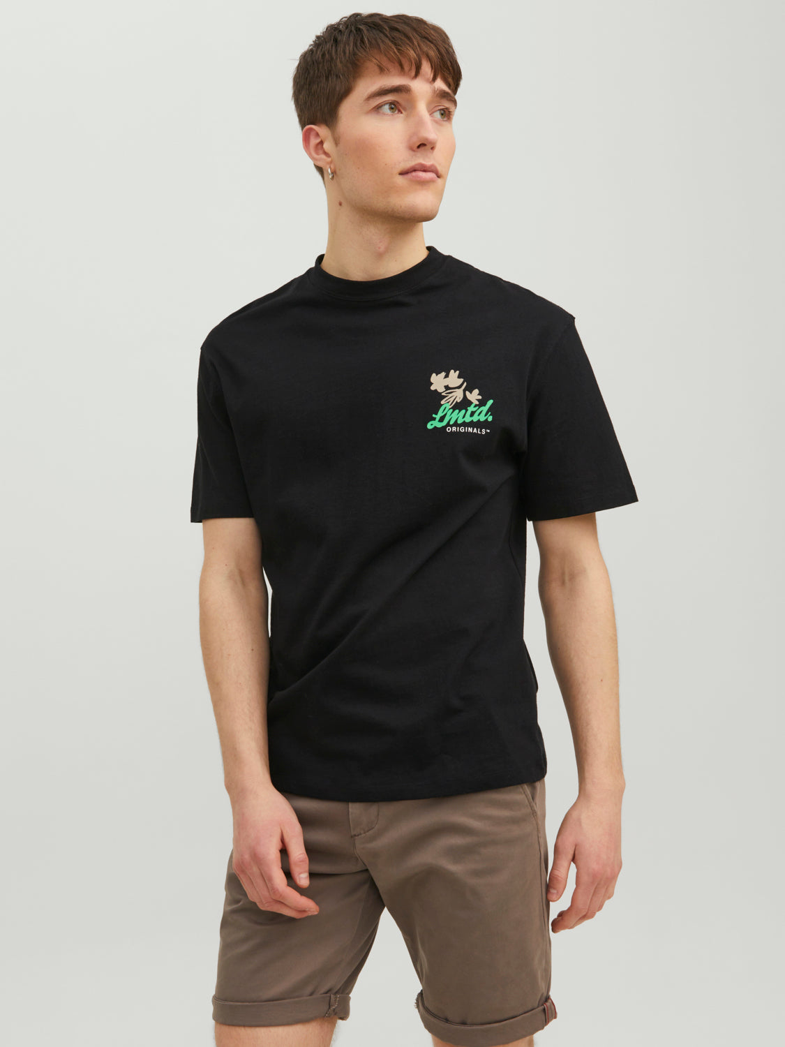 Camiseta estampada negra - JORCABANA