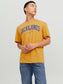 Camiseta de manga corta con logo JJEJOSH - Amarillo