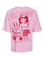 Camiseta manga corta estampada rosa - JORKARMA