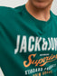 Camiseta de manga corta JJELOGO - Verde