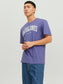 Camiseta de manga corta con logo JJEJOSH - Morado
