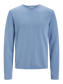 Jersey básico de punto azul - JJELEO