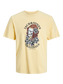 Camiseta manga corta con estampado amarilla - JORHEAVENS