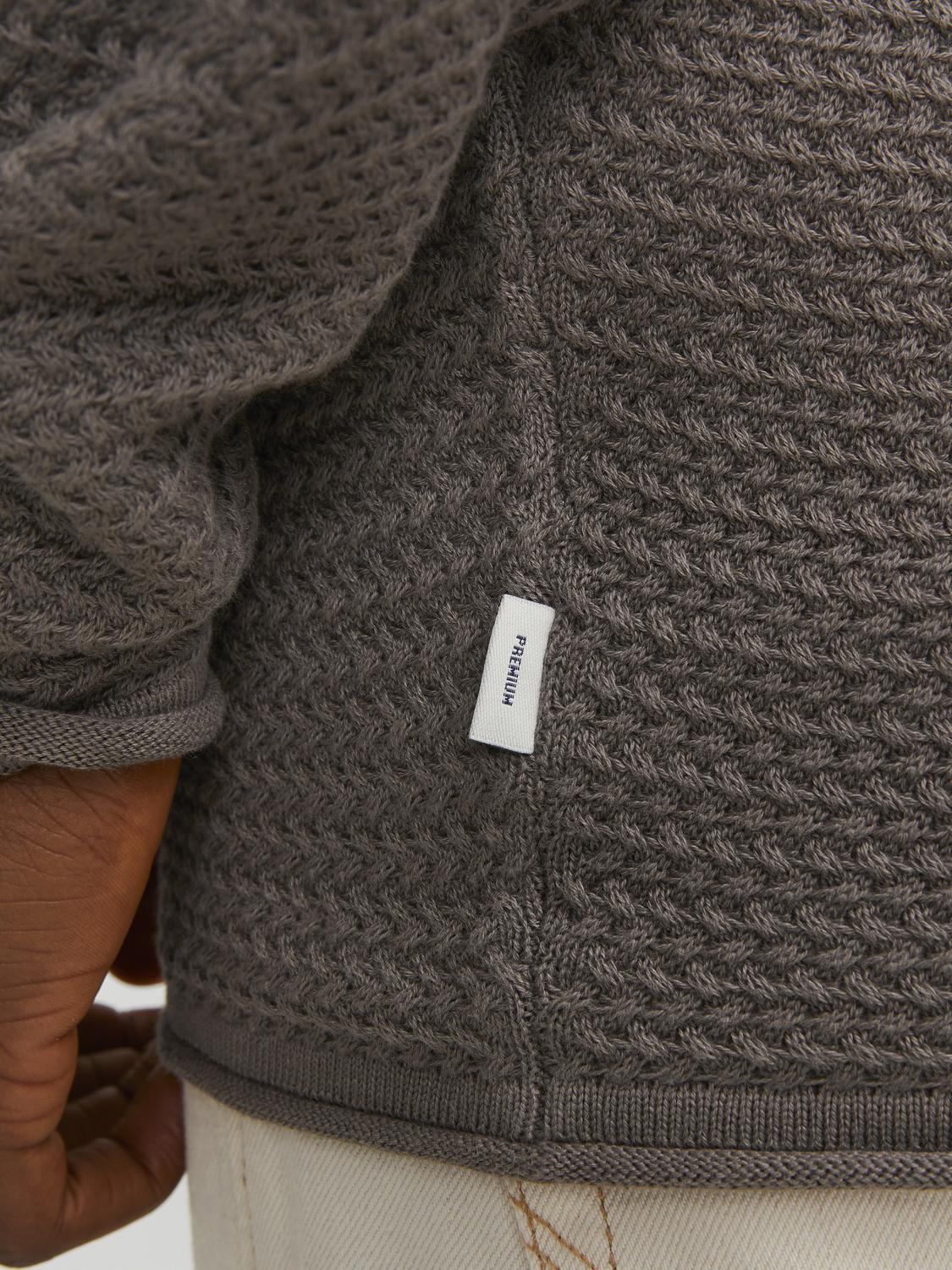 Jersey básico de punto gris - JPRBLUMIGUEL