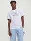 Camiseta manga corta blanca con logo - JCOBLACK