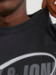Camiseta negra con logo estampado - JCOBLACK